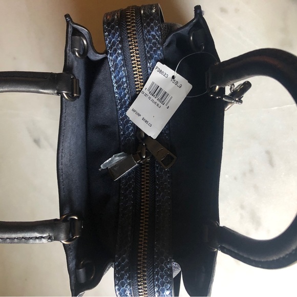 💎 Gorgeous Coach Snakeskin Metallic Rogue 25 - Picture 6 of 13